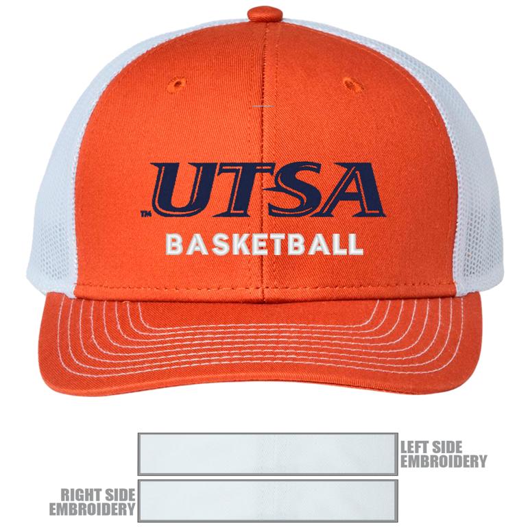 The Game Everyday Trucker Cap - Texas Orange/ White - UTSA MEN'S BASKETBALL