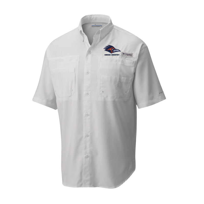 Men's Tamiami Short Sleeve Shirt - White - UTSA WOMEN'S CROSS COUNTRY