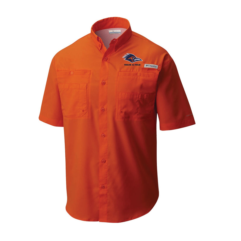 Men's Tamiami Short Sleeve Shirt - State Orange - UTSA WOMEN'S TRACK & FIELD