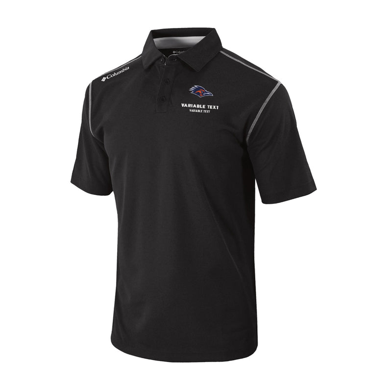 Men's Omni-Wick Shotgun Polo - Black